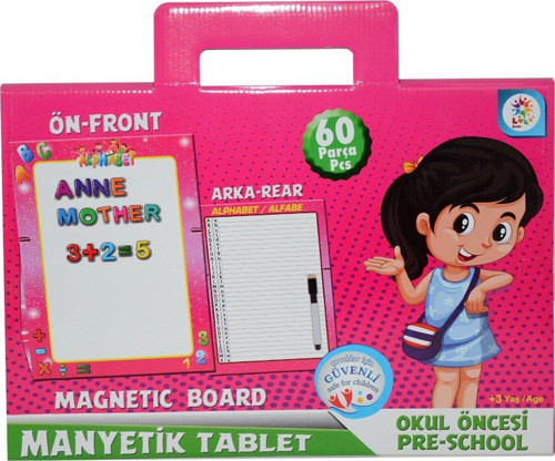 LC7164 Laço, Manyetik Tablet Pembe