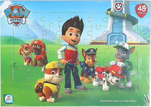 PW7919 Paw Patrol Frame Puzzle 48 Parça -Laço