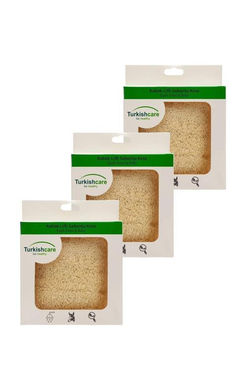 Eşek Sütlü & Ballı Keseli Sabun 100gr. Üçlü Set