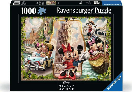 120004981 Mickey ve Minnie Tatilde 1000 parça Ravensburger Puzzle