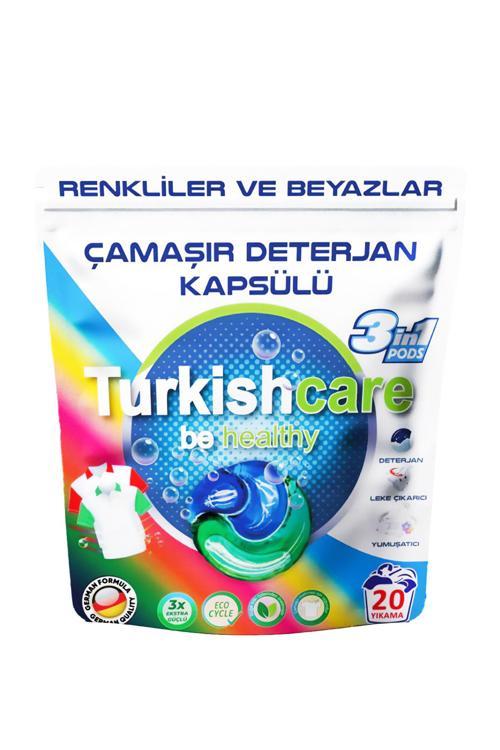 Hepsi Bir Arada 20 Yıkama Renkli ve Beyazlar İçin Çamaşır Deterjan Kapsülü Pods