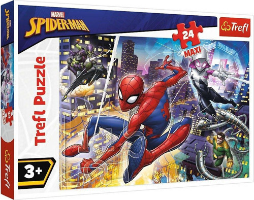 PUZZLE-14289 Spiderman 24 Parça Maxi Çocuk Puzzle