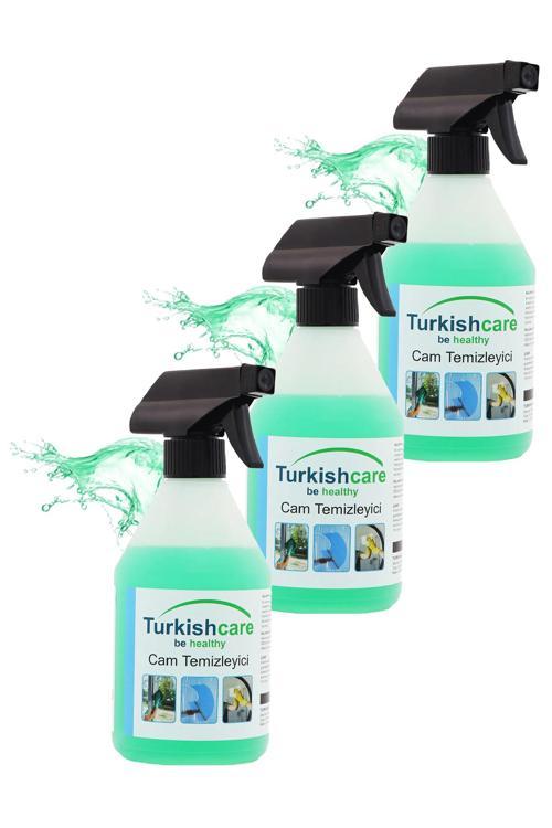 Cam Temizleyici 500 Ml. Üçlü Set