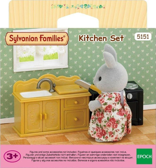 5151 Sylvanian Families Mutfak Lavabo Seti (figürler dahil değildir) +3 yaş