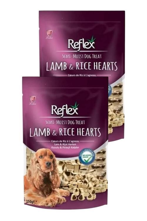 Semi Moist Kuzulu ve Pirinçli Küçük Kalp Köpek Ödül Maması 150 gr İkili Paket