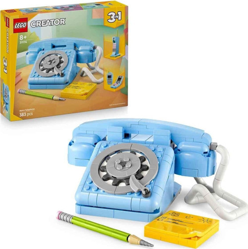 Creator 31174 3in1 - Retro Telefon 383 Parça +8 Yaş