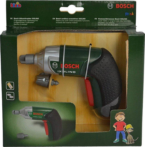 8602 Bosch Ixolino Sesli ve Işıklı Oyuncak Matkap Tamir Seti