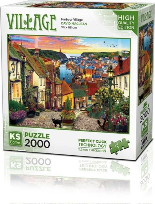 22525 Harbour Village 2000 Parça Puzzle -KS Puzzle