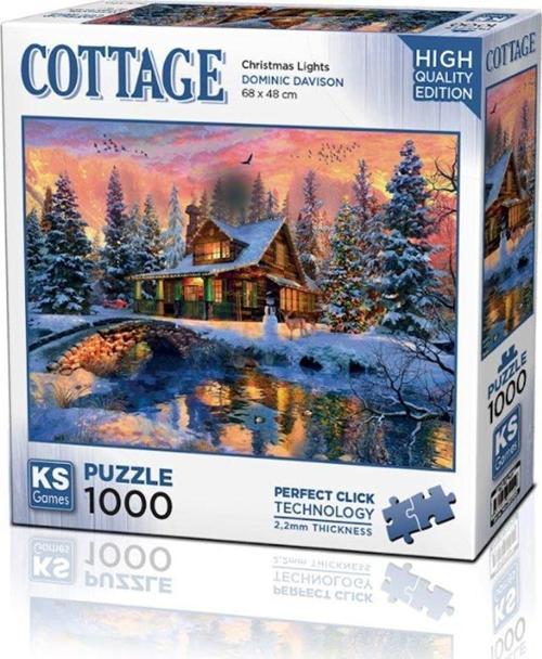20720 Christmas Lights 1000 Parça Puzzle -KS Puzzle