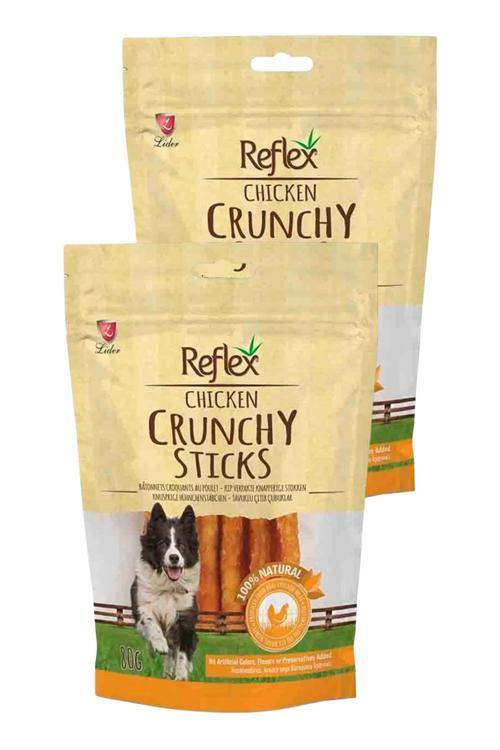 Crunchy Sticks Tavuklu Çıtır Köpek Ödül Çubukları 80gr İkili Paket