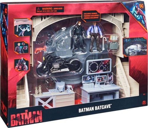 1068398 Batman Batcave Film Anları 1 araç + 2 figür -Spinmaster