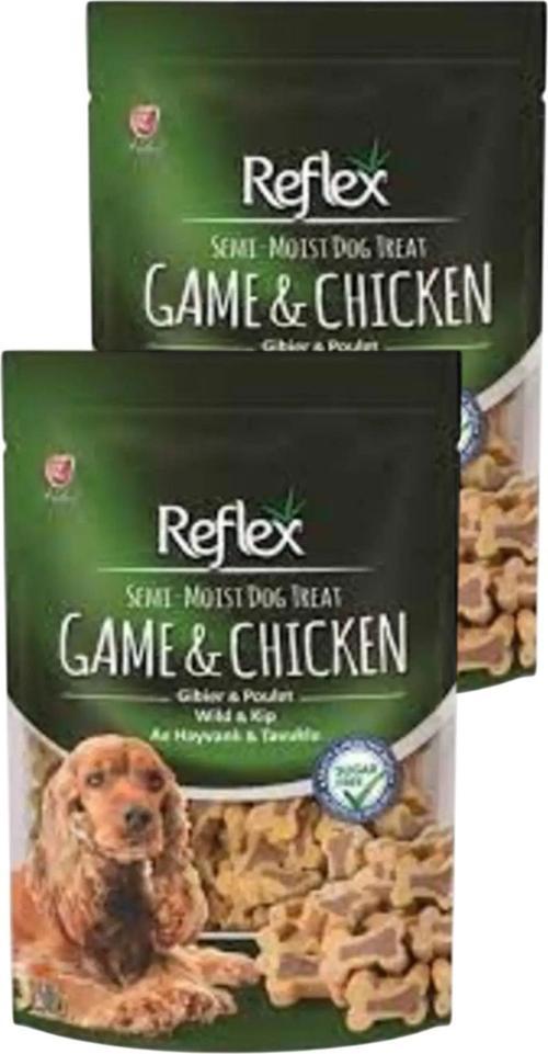 Semi Moist Av Hayvanlı ve Tavuklu Kemik Şekilli Köpek Ödülü 150 gr İkili Paket