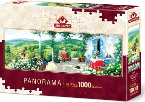 5349 Art Puzzle Verandadaki Misafir 1000 Parça Panorama Puzzle