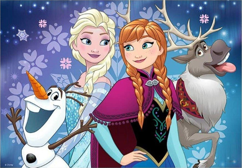 90747 Disney Frozen Kuzey Işıkları 2x24 parça Ravensburger Puzzle