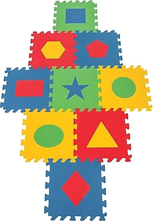 03 472 POLY EĞİTİCİ YER KAROSU GEOMETRİK ŞEKİLLER 7MM