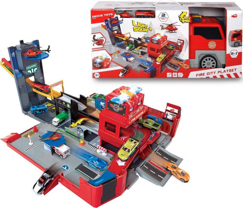 203719005 Folding Fire Truck Playset
