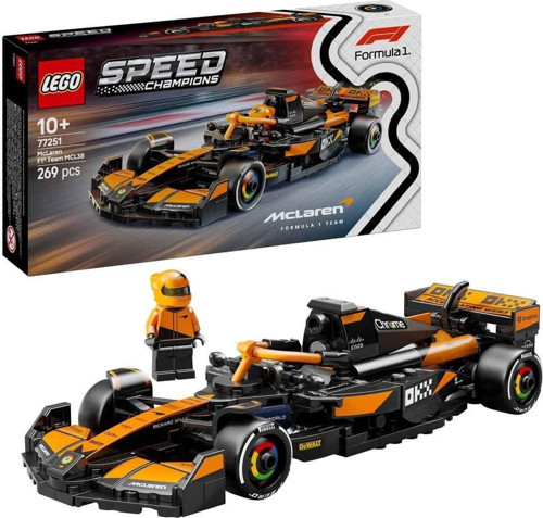 77251 Speed Champ.McLaren F1 Team MCL38 Yarış Arabası 269 Parça +10 Yaş