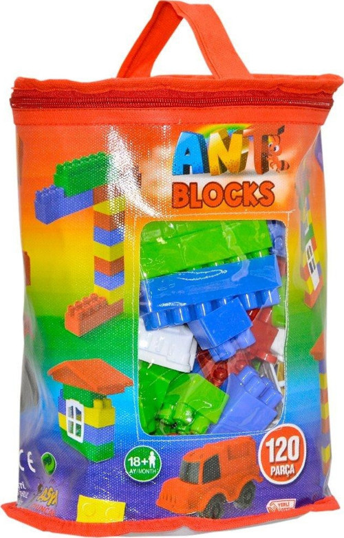 ANT121 Ant Blocks 120 Parça Çantalı Blok Seti