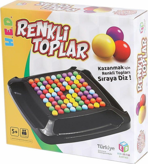 HED 089 Renkli Toplar Kutu Oyunu -Hobi