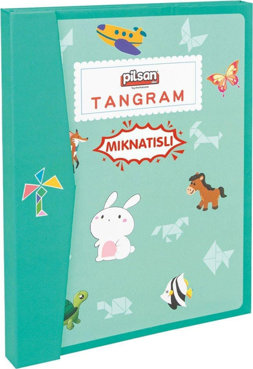 03 569 Ahşap Manyetik Tangram -Pilsan Oyuncak