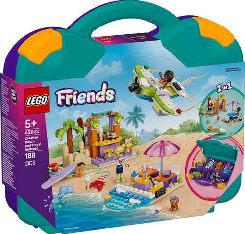 Friends 42672 Yaratıcı Plaj ve Seyahat Bavulu 188 Parça +5 Yaş