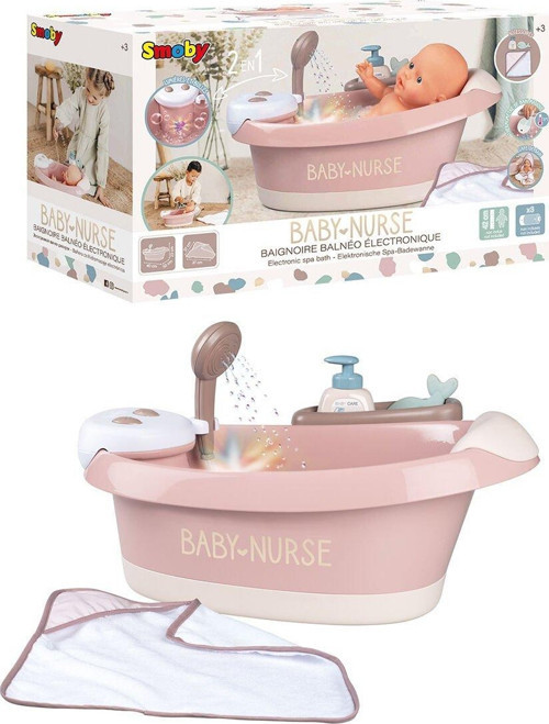 7600220368 Baby Nurse Sesli ve Işıklı Balneo Banyo Seti -Simba