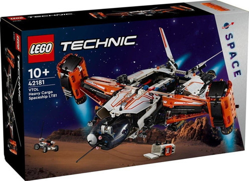 Technic 42181 VTOL Ağır Kargo Uzay Gemisi LT81 1365 Parça +10 Yaş