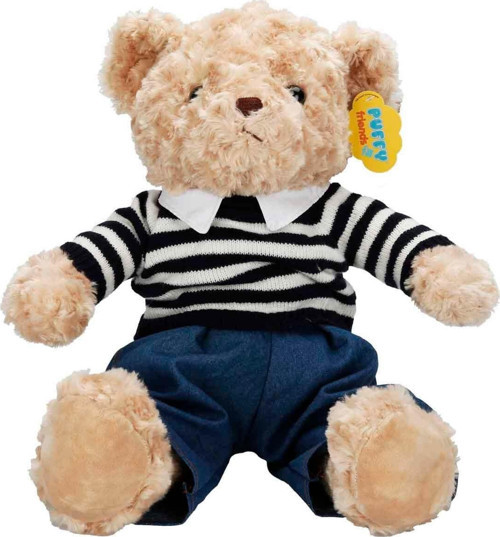 4807 Kıyafetli Peluş Ayı Teddy Bear 37 cm -Sunman