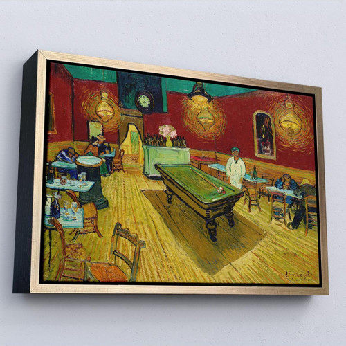 Çerçeveli Vincent Van Gogh - Gece Kahvesi Tablosu - The Night Cafe-7161