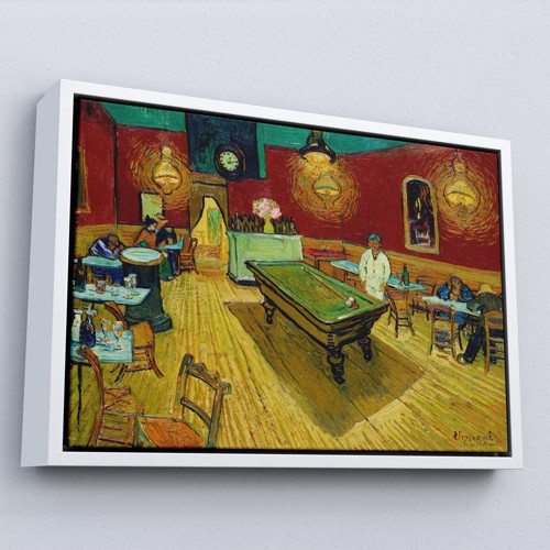 Çerçeveli Vincent Van Gogh - Gece Kahvesi Tablosu - The Night Cafe-7161