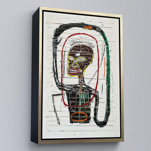 Çerçeveli Jean-Michel Basquiat - Flexible Tablo-7302