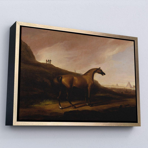 Çerçeveli Alvan Fisher - Napolyon'Un Atı Tablo - Napoleon’S Horse-7100