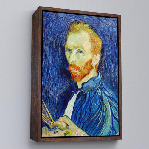 Çerçeveli Vincent Van Gogh - Otoportre Tablo-7456