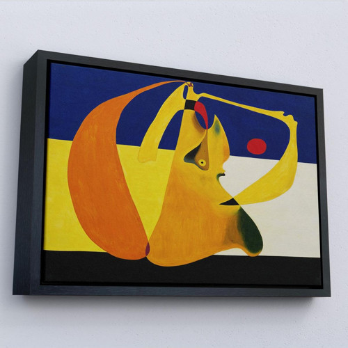 Çerçeveli Joan Miro Spanish - Kalem Tablosu-7055