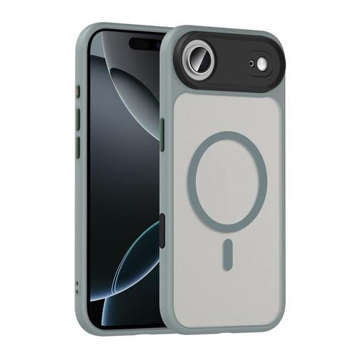 iPhone 17 Air Kılıf Mat Arka Yüzey Wireless Şarj Özellikli Flet M-safe Kılıf