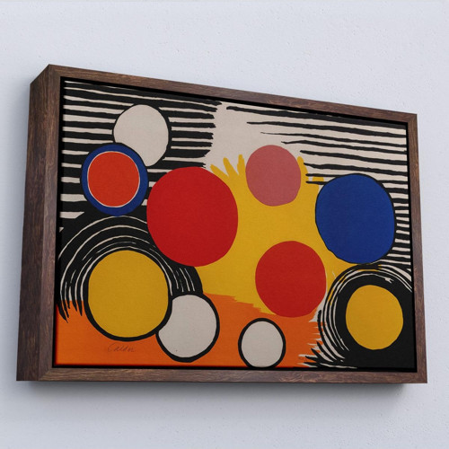 Çerçeveli Alexander Calder - Kuş Yuvası Tablosu Bird'S Nest-7056