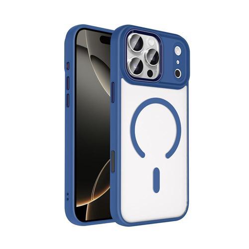 iPhone 17 Pro Max Kılıf Wireless Şarj Özellikli Krom M-safe Silikon Kılıf