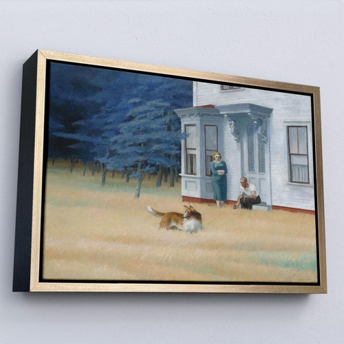 Çerçeveli Edward Hopper - Cape Cod Akşamı Tablo-7061