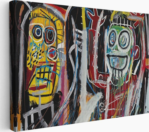 Jean Michel Basquiat, Boom Patmala Eseri Kanvas Tablo-5032