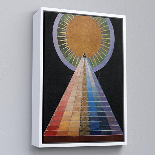 Çerçeveli Hilma Af Klint - Altarpiece, Grup X, Sayı 1 Tablosu-8058