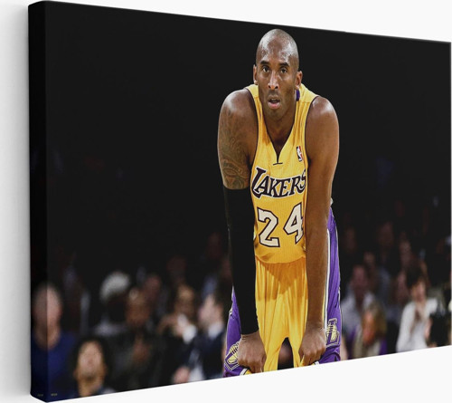Kobe Bryant Los Angeles Lakers Kanvas Tablo / Black Mamba-5149
