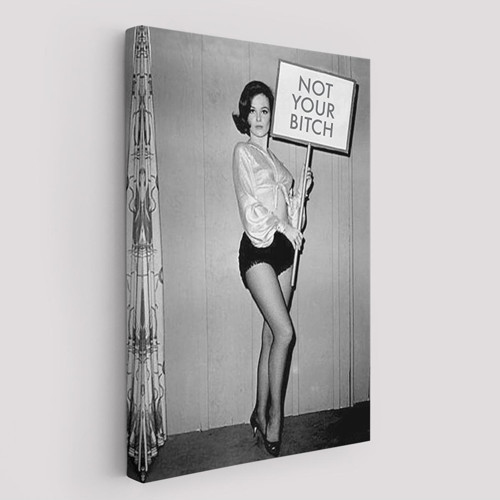 Kadın Hakları Feminist Vintage Kadın Kanvas Tablo-5235