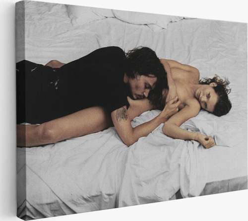 Johnny Depp Ve Kate Moss Duvar Tablosu-6524