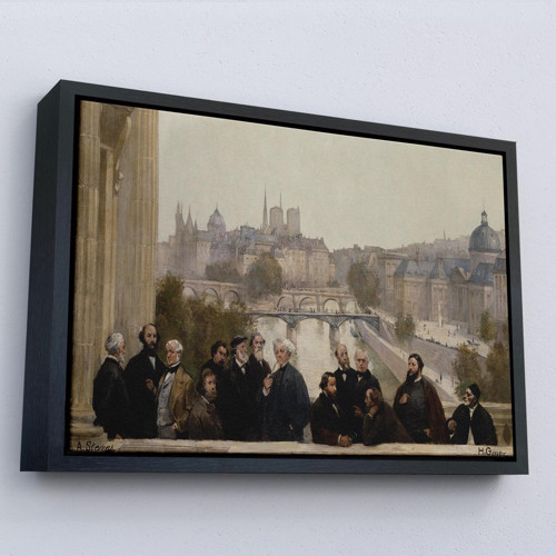 Çerçeveli Henri Gervex - Yüzyılın Panoraması Rousseau Tablo-7095