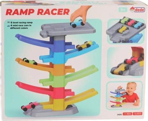 Rampalı Yarış Parkı 6 Katlı Arabalı Eğlenceli Oyun Seti