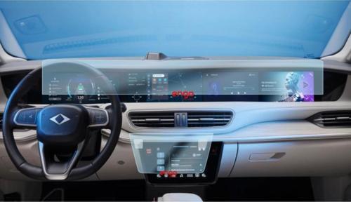 TOGG T10F Ekran Koruyucu Gösterge Bilgi Ve Kumanda Ekranı