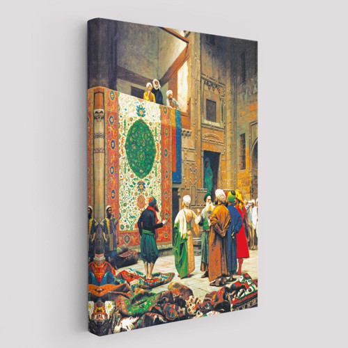 Jean Leon Gerome Halı Tüccarı Duvar Tablosu-6452