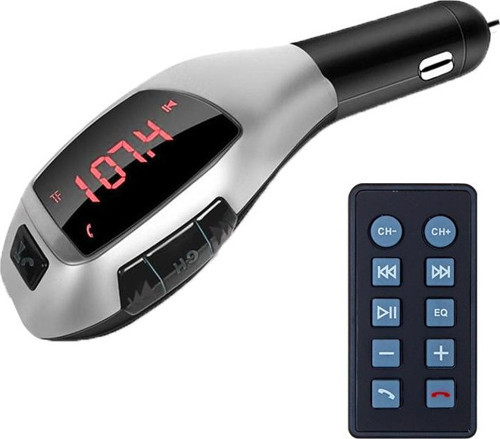 HELLO HL-19679 X5 HANDSFREE USB/SD/BLUETOOTH 12-24 VOLT FM TRANSMITTER (81) (K246)