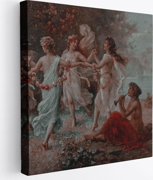 Dans Eden Kadınlar Kanvas Tablo-5851