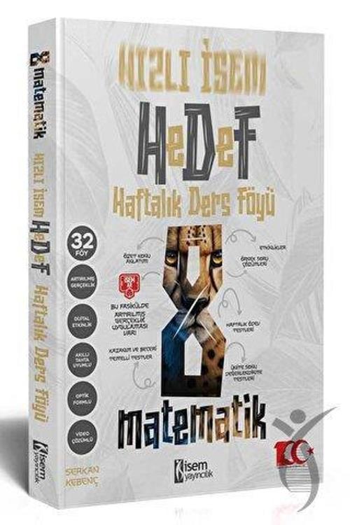 İsem Yayınları 2024 8. Sınıf Hızlı İsem Matematik Haftalık Ders Föyü